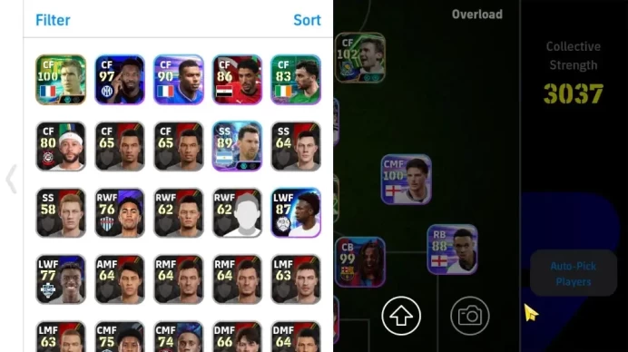 Mobile|PW 3037|Epic Suárez, Gerrard, Rijkaard, Cantona, Aubameyang,Showtime Yamal,Jackson|Konami ID|Check SS EFB906Z