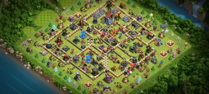 TH 18 - Level 249 - Heroes 82 100 72 43 - 9 Epic Equipment - 18 Magic Items - 689 Gems - 8 Hero Skins - 2656 War Stars