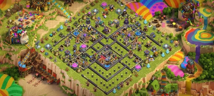 TH 18 - Level 241 - Heroes 100 100 76 53 - 10 Epic Equipment - 8 Magic Items - 241 Gems - 9 Hero Skins - 1704 War Stars