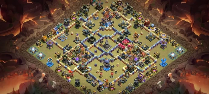 TH 18 - Level 248 - Heroes 100 102 76 48 - 11 Epic Equipment - 11 Magic Items - 464 Gems - 11 Hero Skins - 2718 War Stars