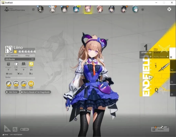 ASIA|Lv 2|4 SSR 2 Limited + 6 (*6 Weapon)|Starter With Liino & Tangtang P1|Female MC|Log Gryphlink|Check SS|END2365