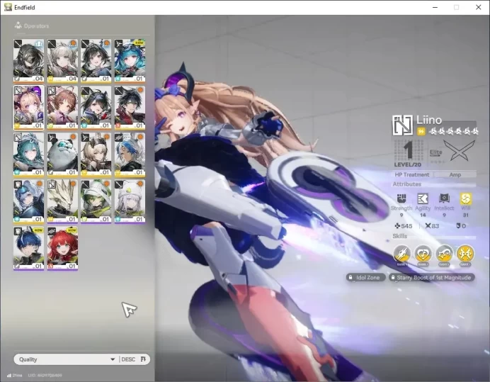 ASIA|Lv 2|4 SSR 2 Limited + 6 (*6 Weapon)|Starter With Liino & Tangtang P1|Female MC|Log Gryphlink|Check SS|END2365