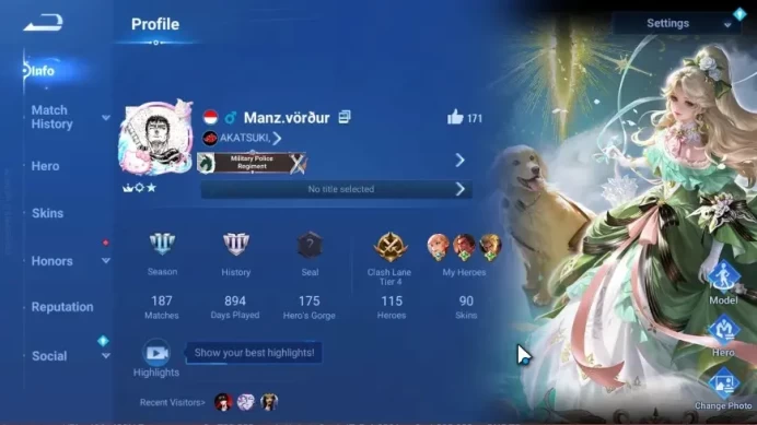 Global | 115H 90S | Legend Angela | Saint Seiya Dharma | Limited Yuhuan | AOT Mayene | LNY2024 Da Qiao | Check SS HOK1079B