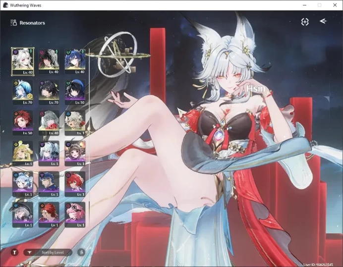 SEA|UL 49|4 Limited (Hsin RC2 +Signature), Chisa,Iuno,Phrolova +2 STD Char|DB Lvl 30|Female MC +Outfit|Log Kuro|TakeMail|WW4549