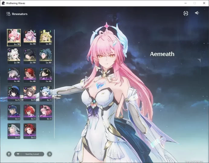 SEA|UL 67|4 Limited ( Hsin,Aemeath,Denia)+Sign, Jiyan +1 STD Char|DB Lvl 29|Female MC +Outfit|Log Kuro+Google|TakeMail|WW4548
