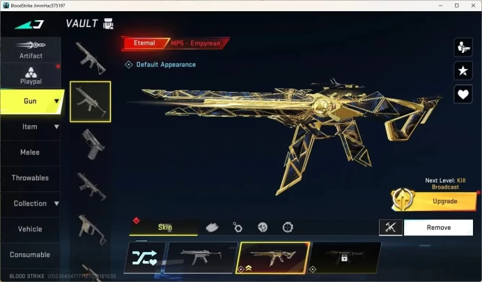 ASIA | Eternal MP5 - Empyrean | 1 Legendary Gun | 1 Legendary Striker | 1 Rename Card |CheckSS BS3870B
