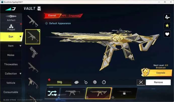 ASIA | Eternal MP5 - Empyrean | 1 Legendary Gun | 1 Rename Card |CheckSS BS3869B