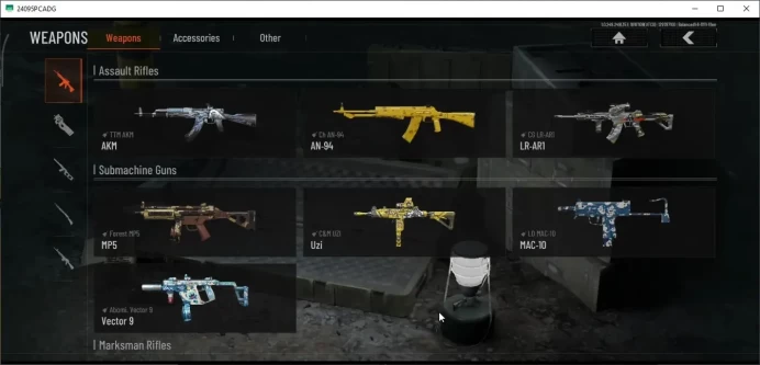 MOBILE|Lv 30|SV 16.6M|CV 12M|TTM AKM,CG LR-AR1,Forest MP5,C&M UZI,Abomi.Vector 9,Speed SQB M110 Etc|CN ON|Log Infinite|AB4030
