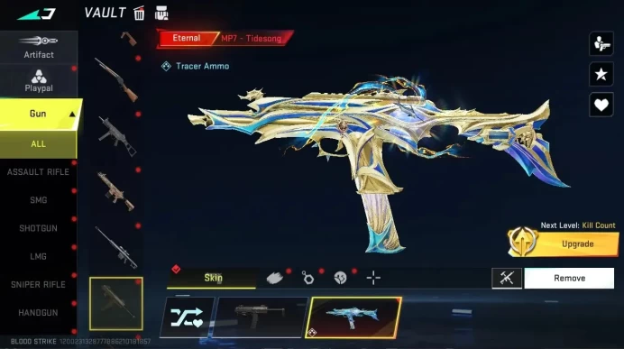 Asia|Eternal MP7 Tidesong,Deagle+Ultra Melee Lightblade,Staf|Collab AOT Female Titan,M4A1 Bof+Many Colab|25 Ultra|Neteas|BLS7059