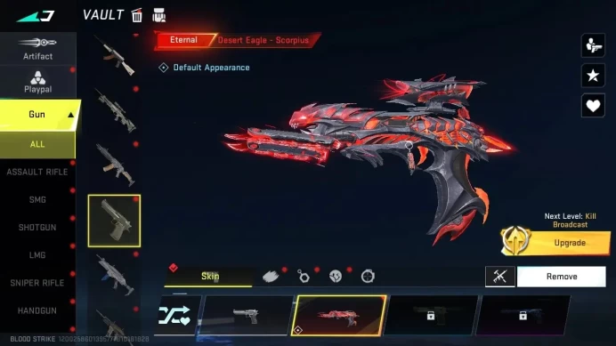 Asia|Eternal MP7 Tidesong,Deagle+Ultra Melee Staff|Collab AOT Female Titan,M4A1 Bof+Many Collab|19 Ultra|6 LMT|Netease|BLS7057