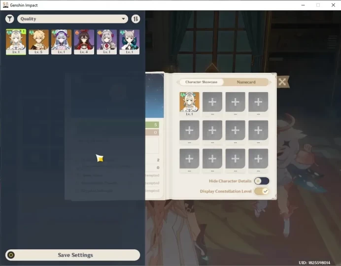 Asia|AR 5|1 Limited + 1 Standard| Starter with Vesna & Mizuki |BD Unset|Low Main Quest & Explore Map|Male MC|Log Google|GI8207