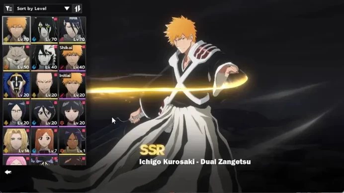 Nuverse SEA |Lv 55|7 SSR 3 Sign (Ichigo DZ B1,Byakuya,Yoruichi,Komamura,Madarame,Tosen,Mayuri,Etc)|Log Facebook|Check SS BSR213B