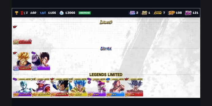 ⭐ 23880 Chrono Crystals ✨ LR 14* 1st Form Frieza: Dodoria & Zarbon (Assist) ⭐ LL 14* Metal Cooler ✅ 3 UL ⚡ 1 LR ⭐ 10 LL ✨ 131 SP ⭐ ANDROID only