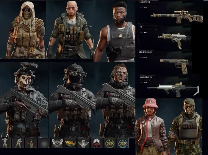 Call of Duty: Warzone | United Forces Bundle | 29 Skins | Ghost Zombie, Soap, Rossi