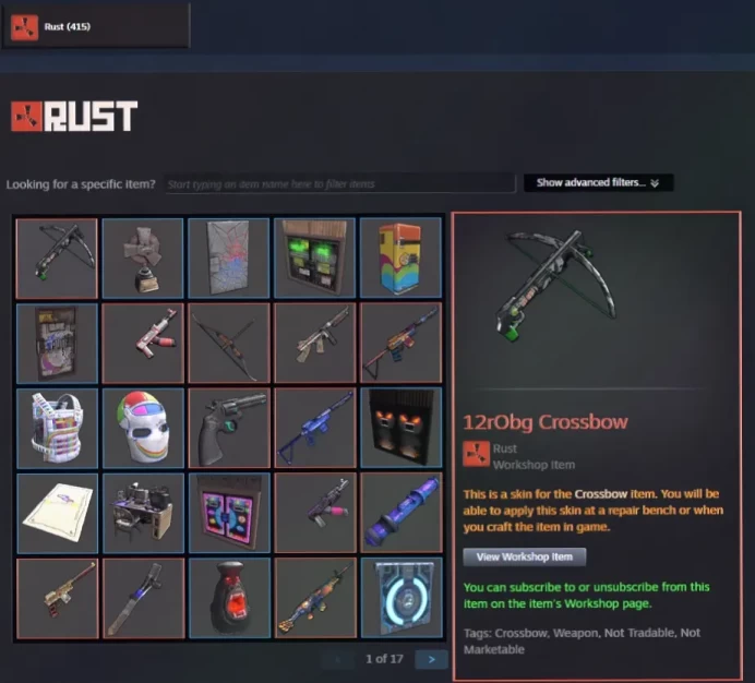 OLD 415 TWITCH ITEMS [ 1-37 Rounds + Tacularr AR + Ninja Suit + Rivals Desk ] + 17 Years old Steam + 9 LVL + RUST game (0 Hours) + #LOT-144157