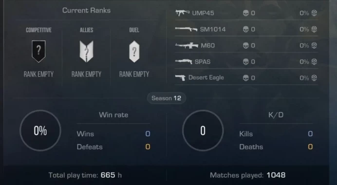 Standoff 2 | Veteran 2019 Bronze Medal | Season 9-10 Elite | Uncalibrated