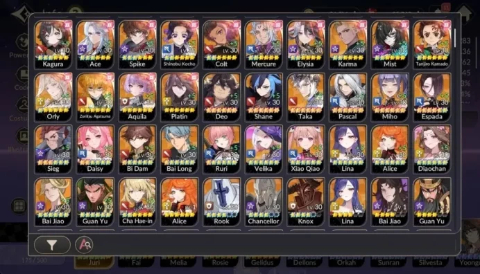 Global|Full EX7(JuriTC5,FaiTC4,MeliaTC1,RosieTC1,GelidusTC1)|51TC6(Dellons,Orkah,Sunran,Silvesta,etc)|Netmarble| 7KR158B