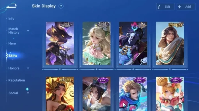 Hero 117|Skin 81|Legend Dian Wei,Sanxingdui,Grandmaster Gan&Mo,DanDaDan Momo,LoM Guiguzi & Shi,10 Epic|Log Infinite|HOK2155