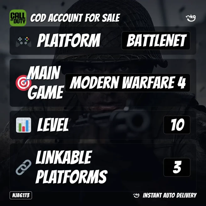 MW4 DMZ LEVEL 10100k CashACTIVISION Instant Delivery! NJA6173