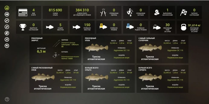 Russian Fishing 4 | Level 20 | 1675 Silver | 20 Skill Points | 2 Days Premium