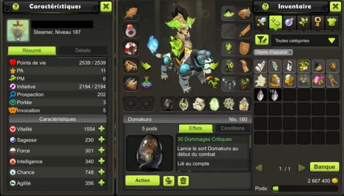 STEAMER 187 (2M6 KAMAS/DOMAKURO/PARCHO/PANO ANKARTON/Items/SKINS/5000 Succes/Titres) KELEROG !! Jamais Certifie, 100% Safe.