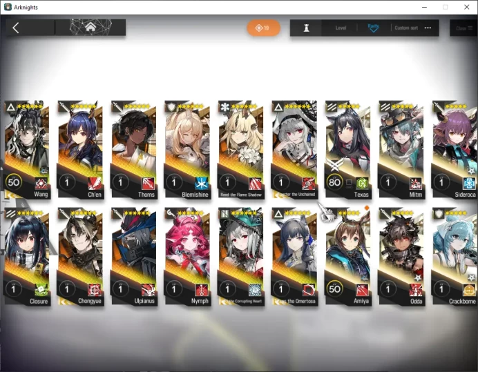 Global Lv 34|103 Operator 2 Outfits| 5 Limited Wang P2,Chongyue,STCH,TTO,STU |5,7k Oru + 26 Ori|Birthday Unset|Take Mail|AK1906