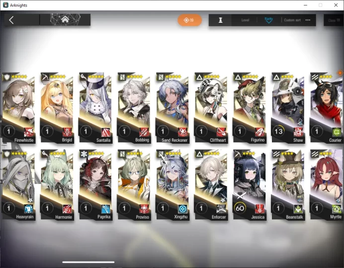 Global Lv 34|103 Operator 2 Outfits| 5 Limited Wang P2,Chongyue,STCH,TTO,STU |5,7k Oru + 26 Ori|Birthday Unset|Take Mail|AK1906