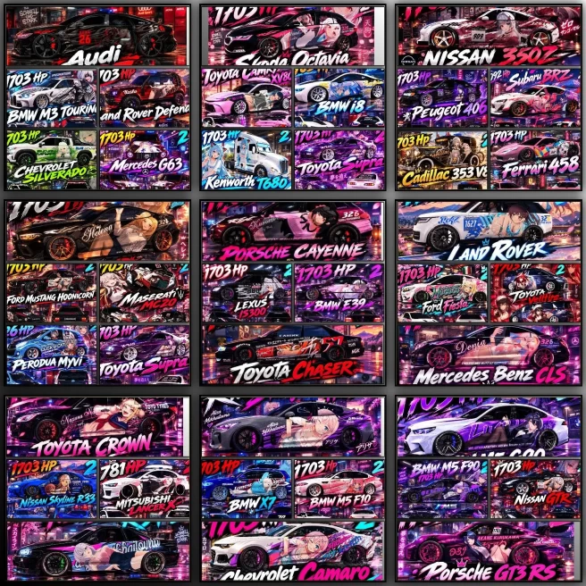 Car Parking Multiplayer | 46 Cars with Exclusive Anime Vinyls | Clean Email | Android and iOS