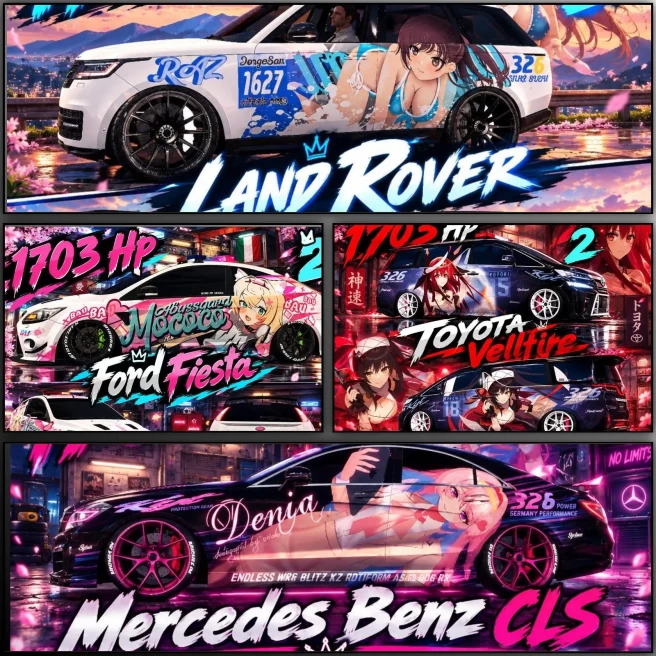 Car Parking Multiplayer | 46 Cars with Exclusive Anime Vinyls | Clean Email | Android and iOS