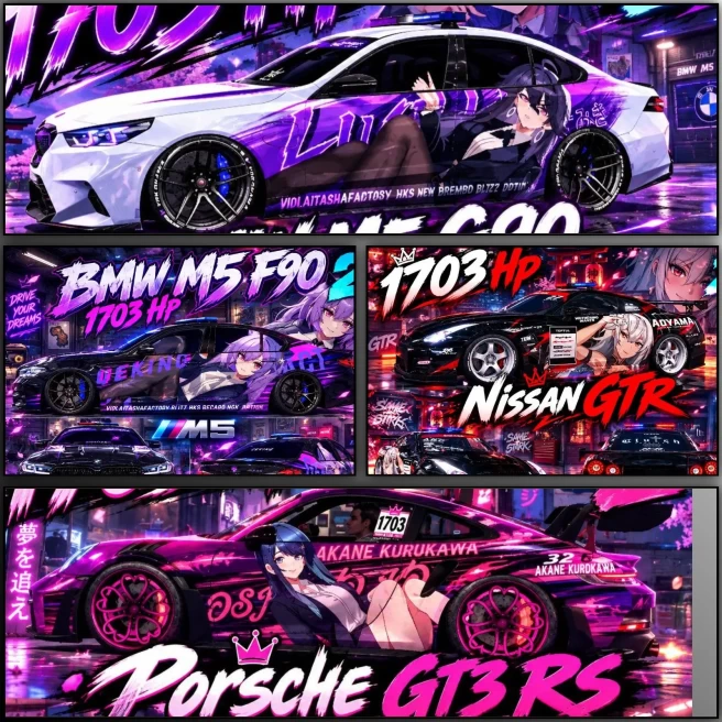 Car Parking Multiplayer | 20 Exclusive Anime Vinyl Cars | 50M Cash | 50K Gold
