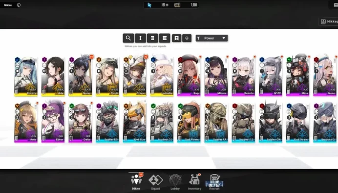 Goddess Of Victory Nikke | Global | Level 4 Starter | Ada Wong, Privaty, Centy, Noise, Ludmilla, Chime
