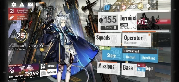 Arknights Global | Level 25 | 6-Star Rosmontis, Mudrock, Shu, Haruka, Alt Swire, Magallan
