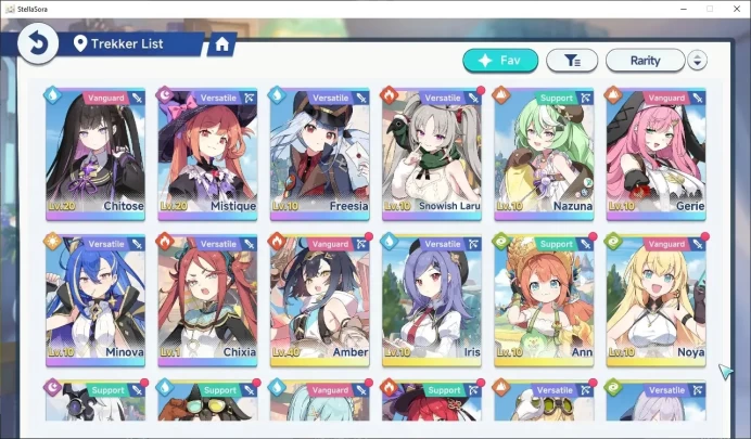 Global|Lv 27|8 SSR 2 Limited|Chitose & Snowish Laru|Mistique T1,Freesia T1,Nazuna T3,etc|13 SSR Disc|Log Yostar|SSR1155