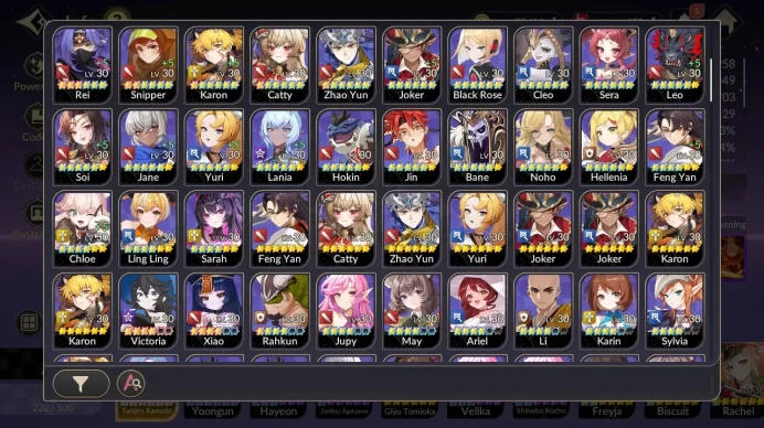 Global SEA|Awaken(Tanjiro TC6,Yoongun TC6,Shinobu TC2,Hayeon TC3,Zenitsu TC1),Biscuit TC1,Etc|1 EX-7k Select|Netmarble|SKR1182