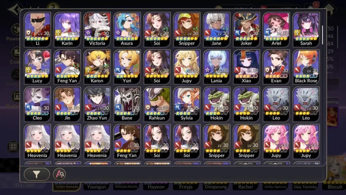 Global SEA|Awaken(Tanjiro TC6,Yoongun TC6,Shinobu TC2,Hayeon TC2)Freyja TC2,Dongyoung TC2,Zenitsu,Tomioka,Etc|Netmarble|SKR1183