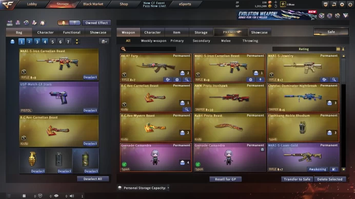 CrossFire NA | Major General | x5 VIP | x5 Noble | M4-Iron-Cerneline & Axe