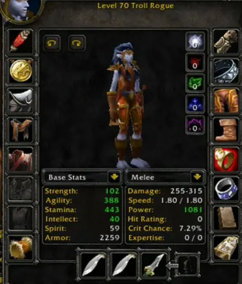 Wow Season Of Discovery | Level 70 Orc Rogue | 375 Mining | 305 Engineering