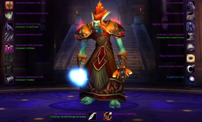 Wow Season Of Discovery | Level 70 Troll Mage | 900 Spell Power | 1900 Gear Score