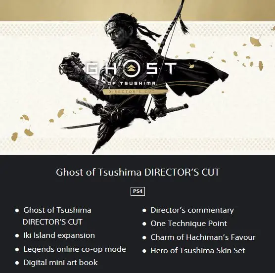Ghost of Tsushima | Standard Edition | PS4 | P2 No Activation