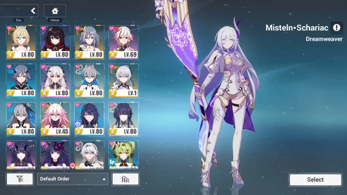 SEA|Lv 88|3 Fullset (Raiden Xentinel,Elysia HoHe,Coralie VB),Helia Paws3/4,Vita3/4,Chongyue3/4,Kiana HoFi,Starchasm Nyx|HI956