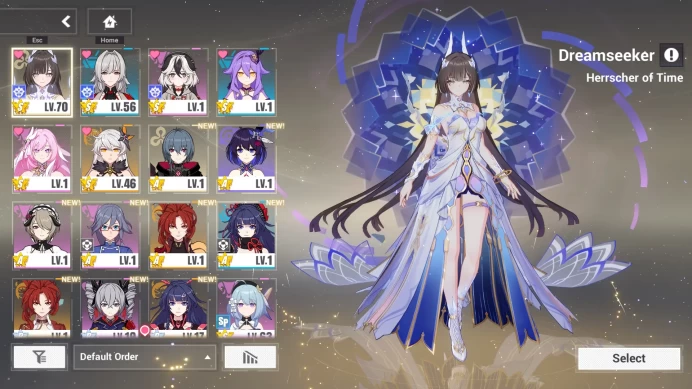 SEA|Lv 72|2 Fullset (Dreamseeker HoTime,Coralie VB),Elysia HoHe 3/4,Etc|1 Box Valkyrie|AOps Senandina|Starter ON|Check SS|HI959