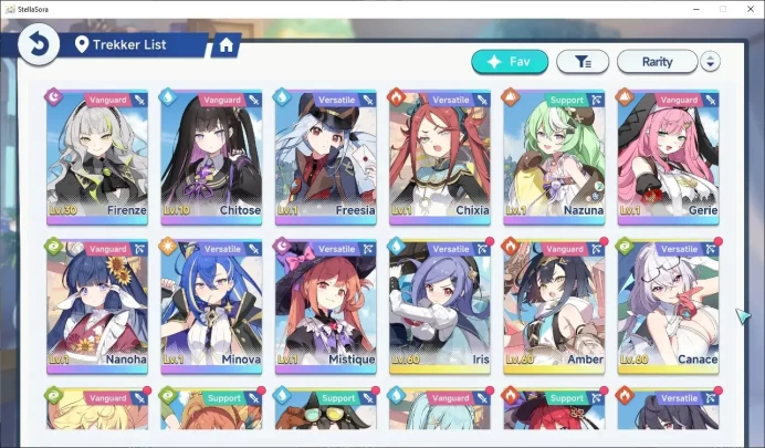 Global|Lv 31|9 SSR 2 Limited|Firenze T1 & Chitose|Nanoha T1,Minova T1,etc|16 SSR Disc|Log Yostar|SSR1161