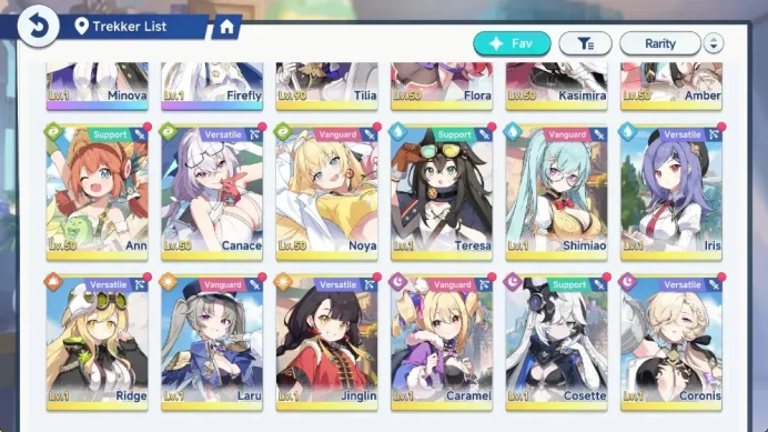 Global Lv 43|8 SSR,4 Limited|(Firstlight Noya T5 +Sign,Firefly+Sign,Shia T2+Sign,Snow Laru,Gerie T4+Sign,Etc)|LogYostar|SSR1167