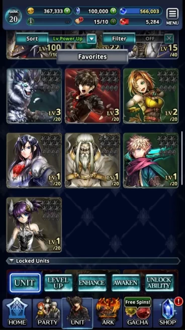 Global|Rank 20|100K Crystal|Top Tier Units (Lenius Unbound,A Roland,G Lilaha,Kanon Sage,etc)| 3 UR 18 SSR Ark|CodeOnly|LC1665