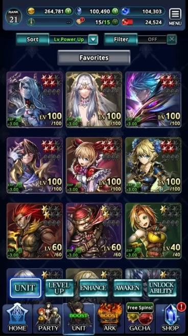 Global|Rank 21|100K Crystal|Top Tier Units (Godentomber Shida,Lenius Unbound,G Lilaha,etc)| 3 UR 19 SSR Ark|CodeOnly|LC1666