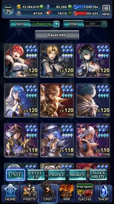 Global|Rank 29|82K Crys|Full Mokuten(Rudeus,Eris,Roxy)+(G Shida,DL Caina,MP Lucia,SS Lenius)|5UR 3LR 64SSR Ark|CodeOnly|LC1667