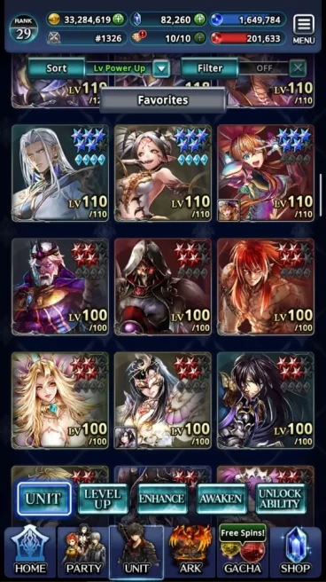 Global|Rank 29|82K Crys|Full Mokuten(Rudeus,Eris,Roxy)+(G Shida,DL Caina,MP Lucia,SS Lenius)|5UR 3LR 64SSR Ark|CodeOnly|LC1667