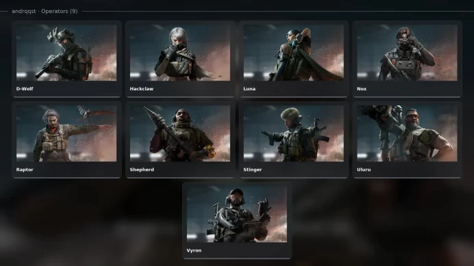 Delta Force | PC Global | Warfare Level 38 | 22 Skins | 9 Operators | 1 Legendary