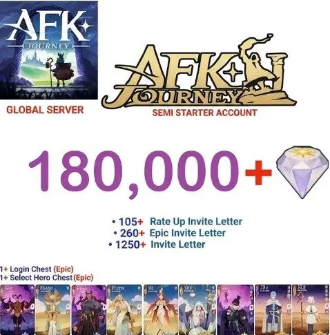 Frieren Account | 180,000-220,000 Diamonds | Frieren + Himmel + Aurora | 1,600-2,000 Tickets