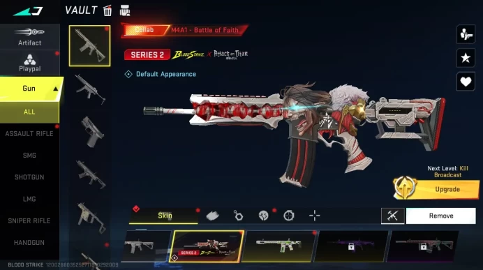 Asia|Ultra Melee Butterfly-Synthwave+Collab AOT M4A1 Battle Of Faith+1 Ultra Galil-Knight|2 Legendary|NetEase|BLS7263